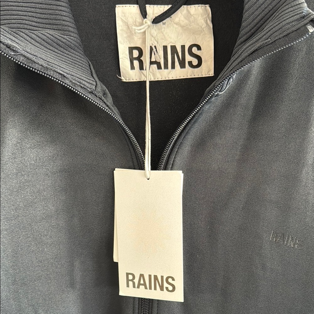 Rains Black Performance Jacket - Picture 2 of 3